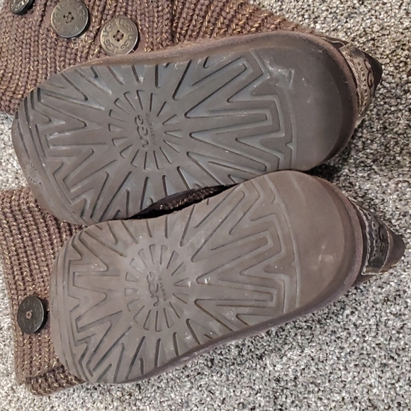 Ugg Classic Cardi 1876 Sweater Knit boots shoes 3 button sz 6 - Picture 9 of 15